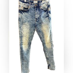 Only & Sons men’s acid blue skinny jeans tapered